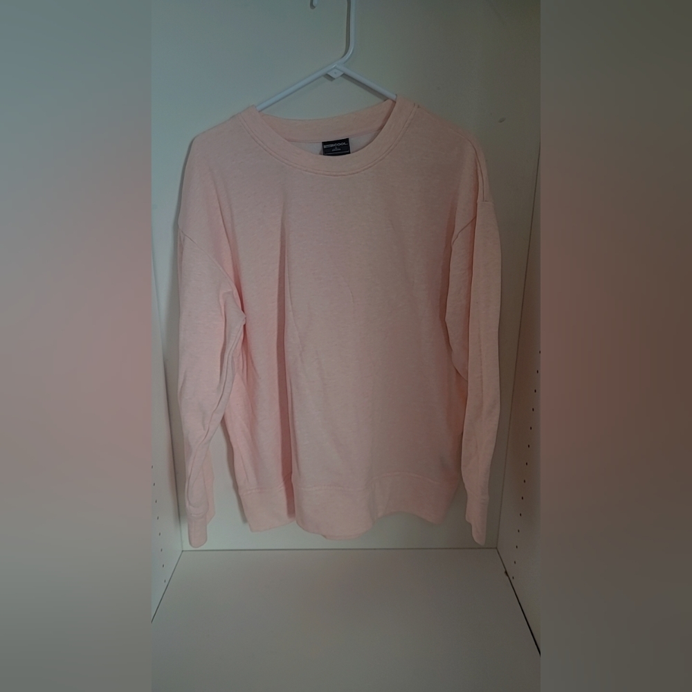 Pink oversized crewneck